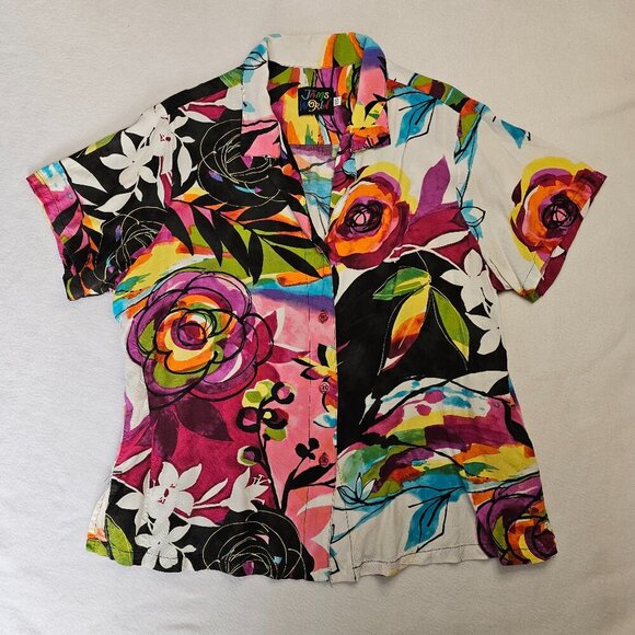Jams World Tops - JAMS WORLD WOMANS BUTTON DOWN SHIRT
